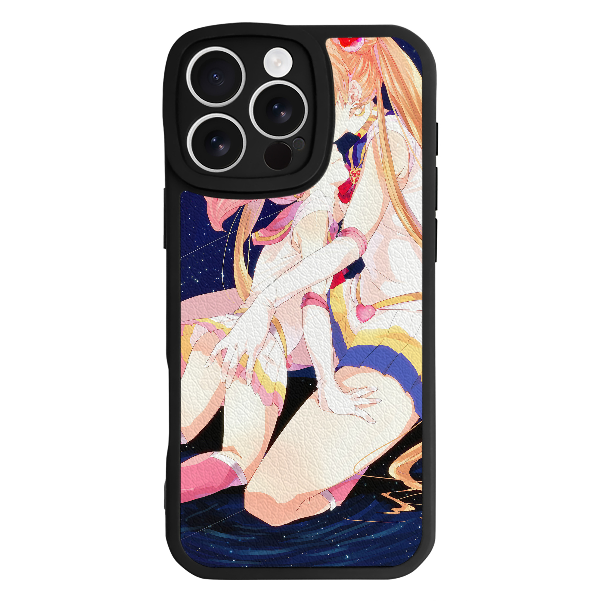 （画像用） 美少女戦士セーラームーン Sailor Moon 【iPhone 16シリーズ対応】シリコンスマホケース（レザー調） 材質：シリコン
